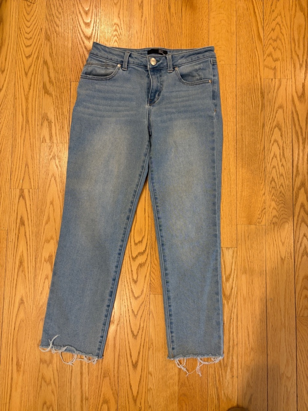 Women’s Light Blue High-Rise Straight Jeans 1822 6 stretch